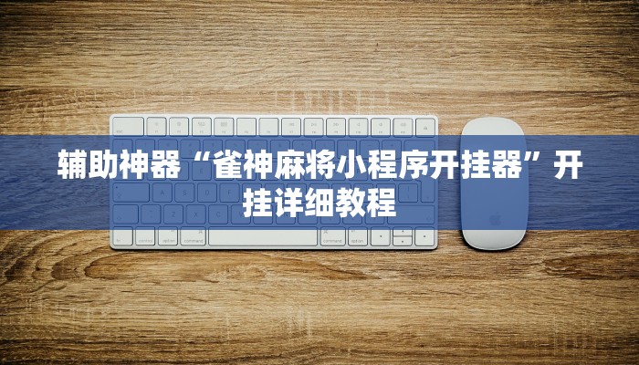 辅助神器“雀神麻将小程序开挂器”开挂详细教程